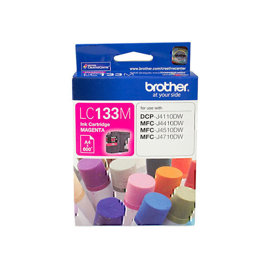 Brother LC133 Magenta Ink Cartridge up to 600 pages - LC-133M