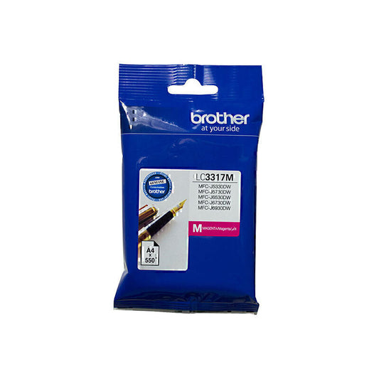 Brother LC3317 Magenta Ink Cartridge up to 550 pages - LC-3317M