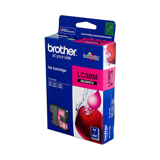 Brother LC38 Magenta Ink Cartridge 260 pages - LC-38M