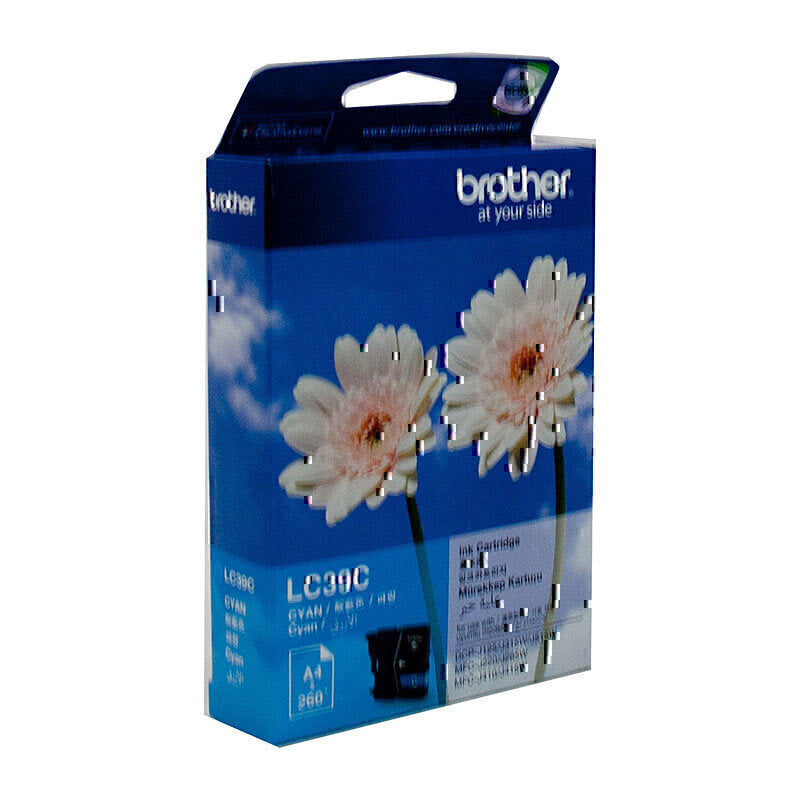 Brother LC39 Cyan Ink Cartridge 260 pages - LC-39C