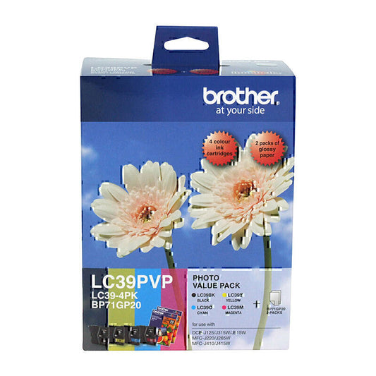 Brother LC39 Photo Value Pack Refer to singles - LC-39PVP