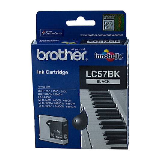 Brother LC57 Black Ink Cartridge 500 pages - LC-57BK