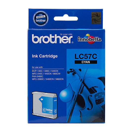 Brother LC57 Cyan Ink Cartridge 400 pages - LC-57C