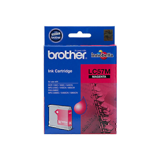 Brother LC57 Magenta Ink Cartridge 400 pages - LC-57M