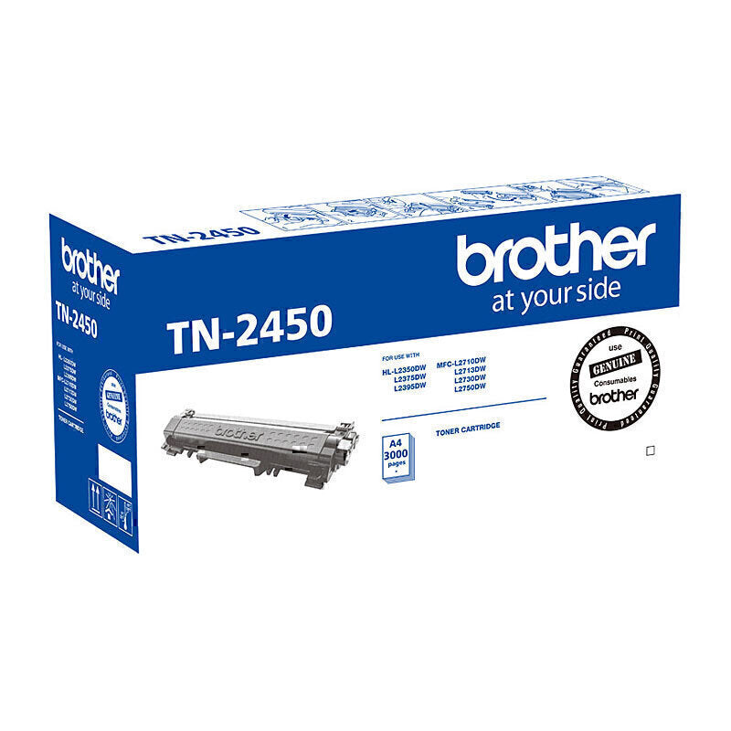 Brother TN2450 Toner Cartridge 3,000 pages - TN-2450