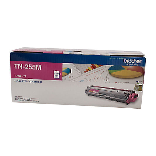 Brother TN255 Magenta Toner Cartridge 2,200 pages - TN-255M