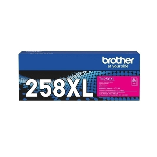 Brother TN258XL Magenta Toner Cartridge 2,300 pages - TN-258XLM