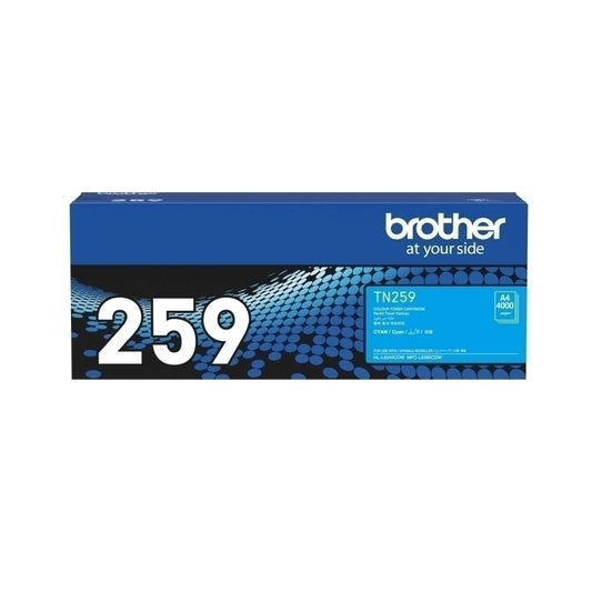 Brother TN259 Cyan Toner Cartridge 4,000 pages - TN-259C
