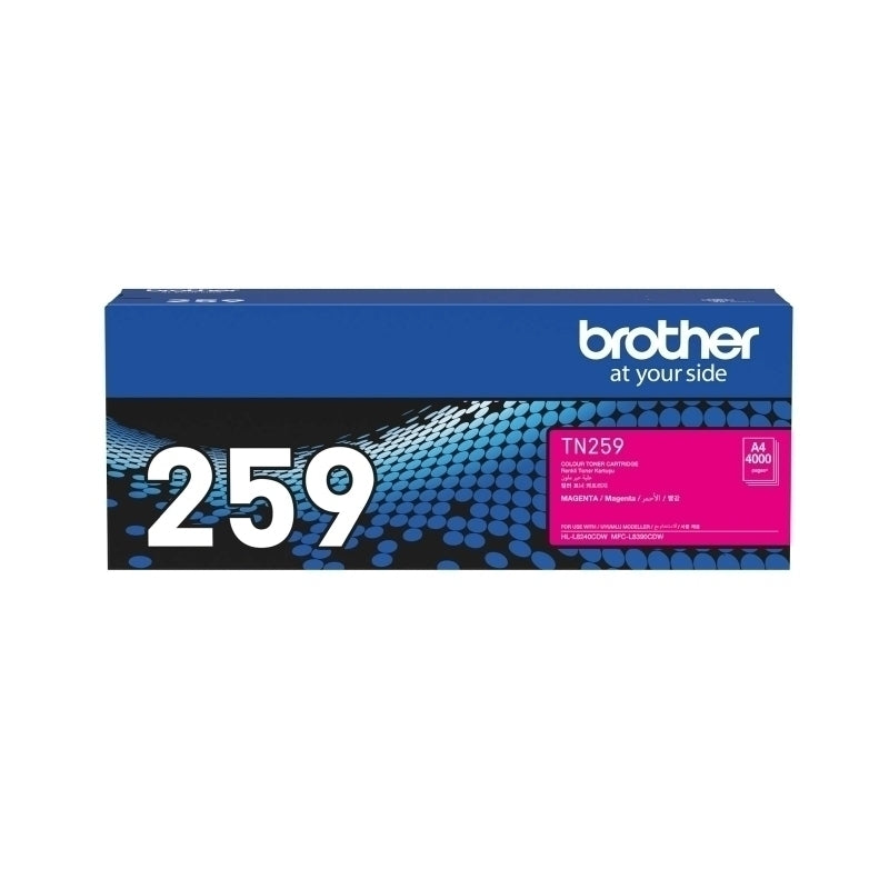 Brother TN259 Magenta Toner Cartridge 4,000 pages - TN-259M
