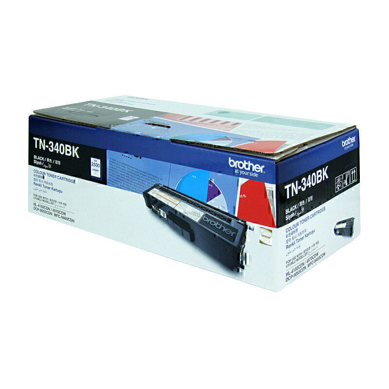 Brother TN340 Black Toner Cartridge 2,500 pages - TN-340BK