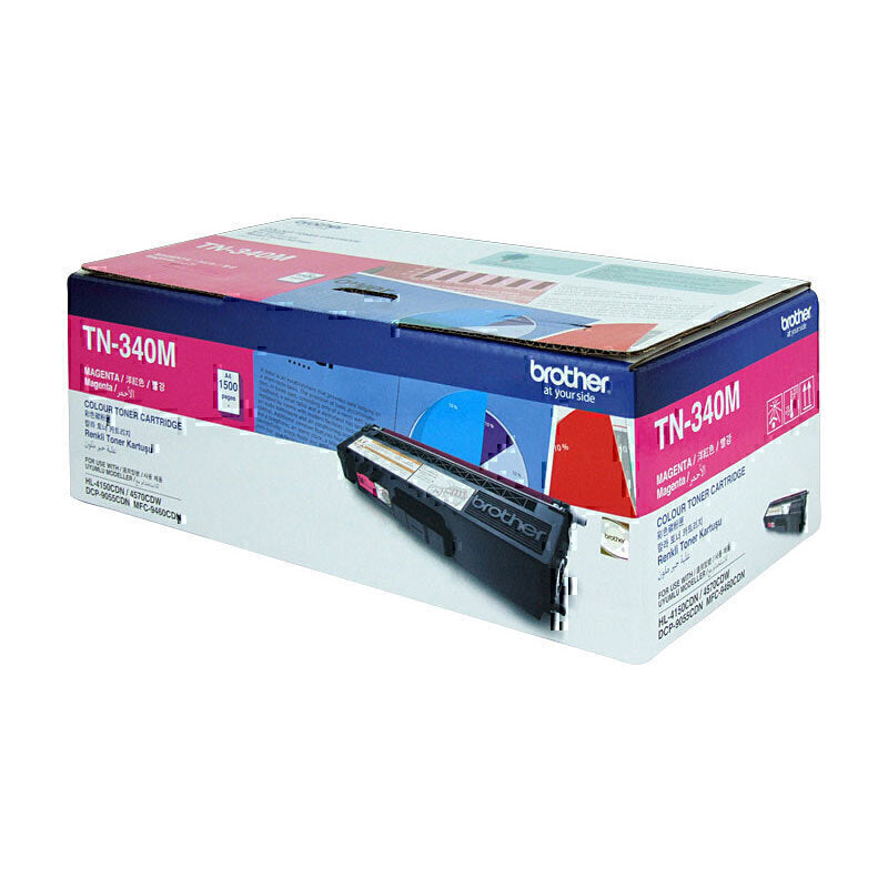 Brother TN340 Magenta Toner Cartridge 1,500 pages - TN-340M