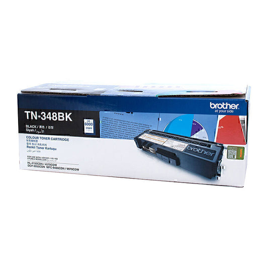 Brother TN348 Black Toner Cartridge 6,000 pages - TN-348BK
