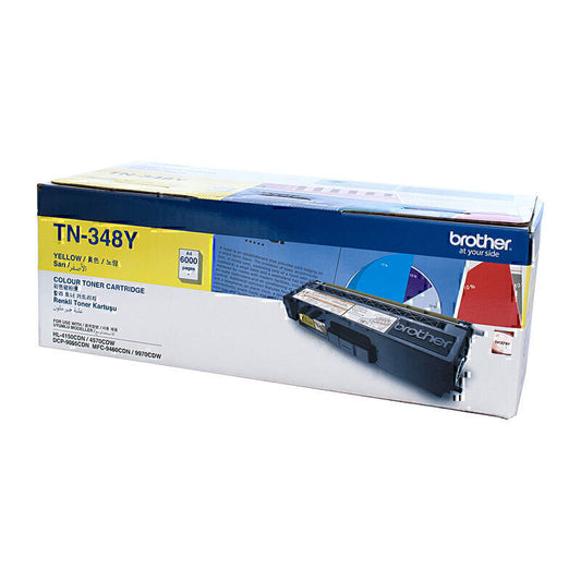 Brother TN348 Yellow Toner Cartridge 6,000 pages - TN-348Y