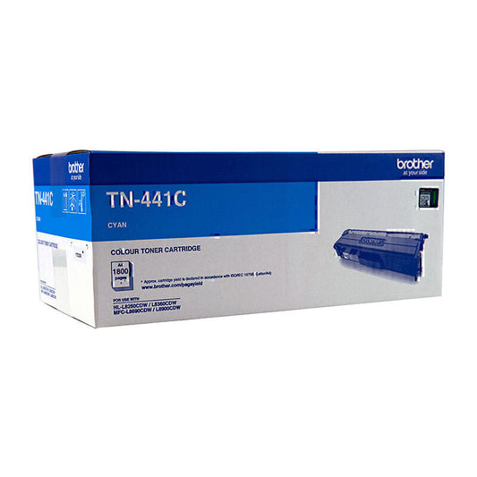 Brother TN441 Cyan Toner Cartridge 1,800 pages - TN-441C