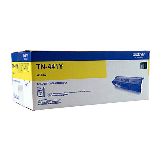 Brother TN441 Yellow Toner Cartridge 1,800 pages - TN-441Y