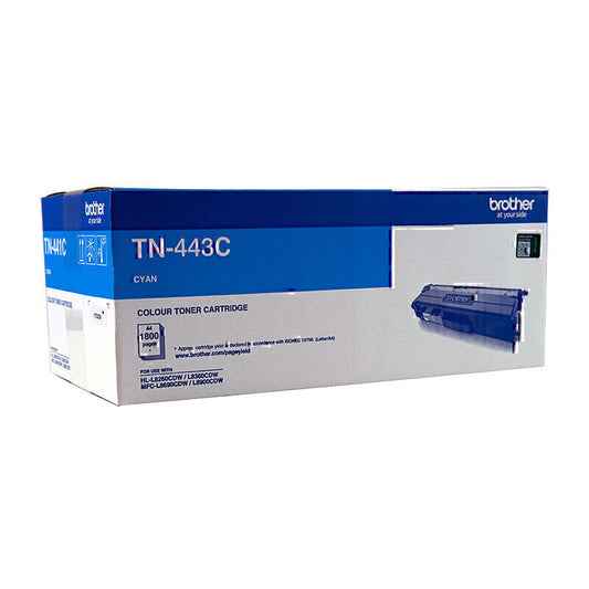 Brother TN443 Cyan Toner Cartridge 4,000 pages - TN-443C