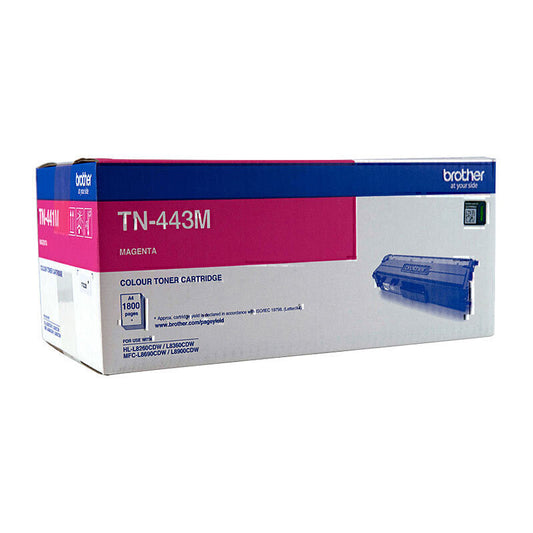 Brother TN443 Magenta Toner Cartridge 4,000 pages - TN-443M