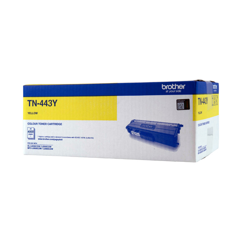 Brother TN443 Yellow Toner Cartridge 4,000 pages - TN-443Y