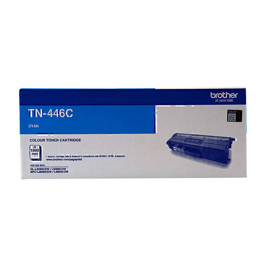 Brother TN446 Cyan Toner Cartridge 6,500 pages - TN-446C