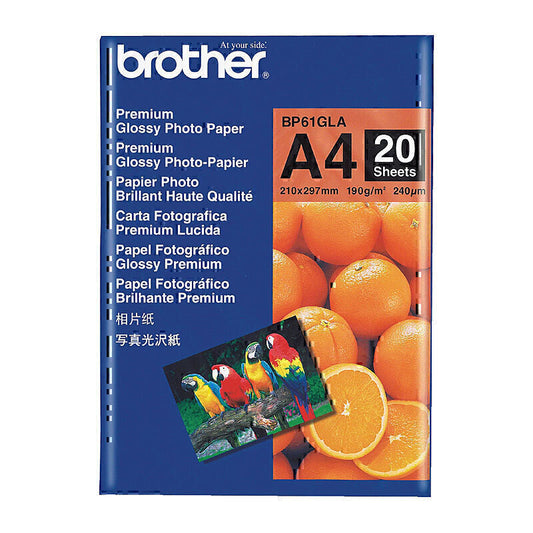 Brother BP61GLA Glossy Paper 20 sheets - BP-61GLA