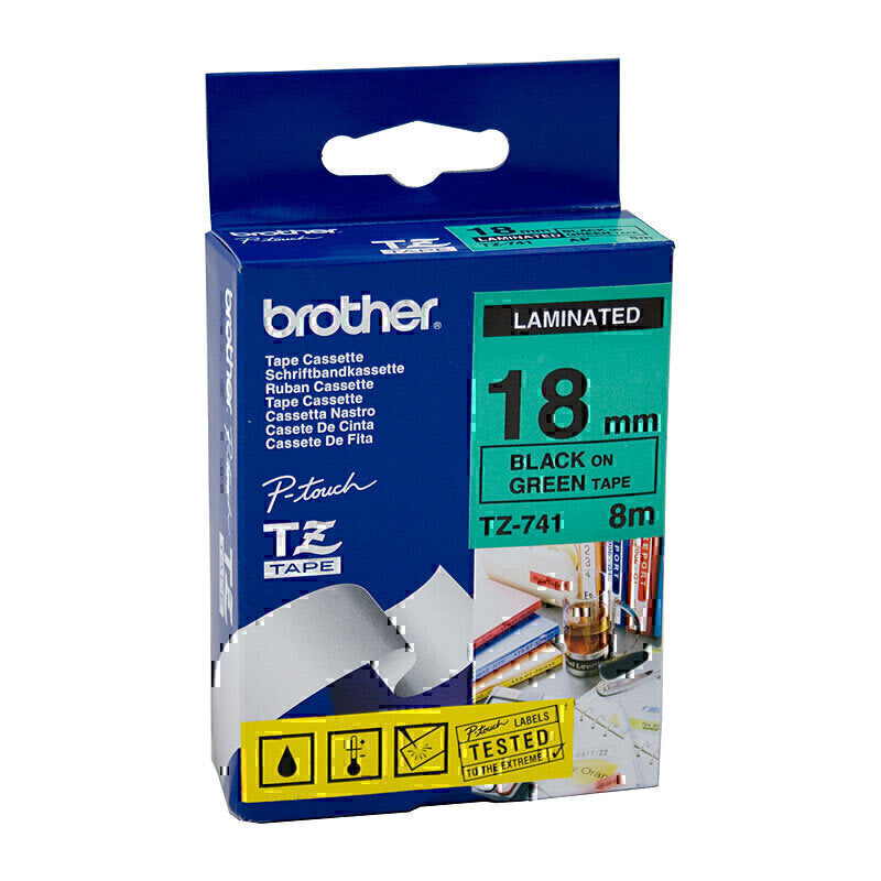 Brother TZe741 Labelling Tape 18mm x 8m - TZE-741