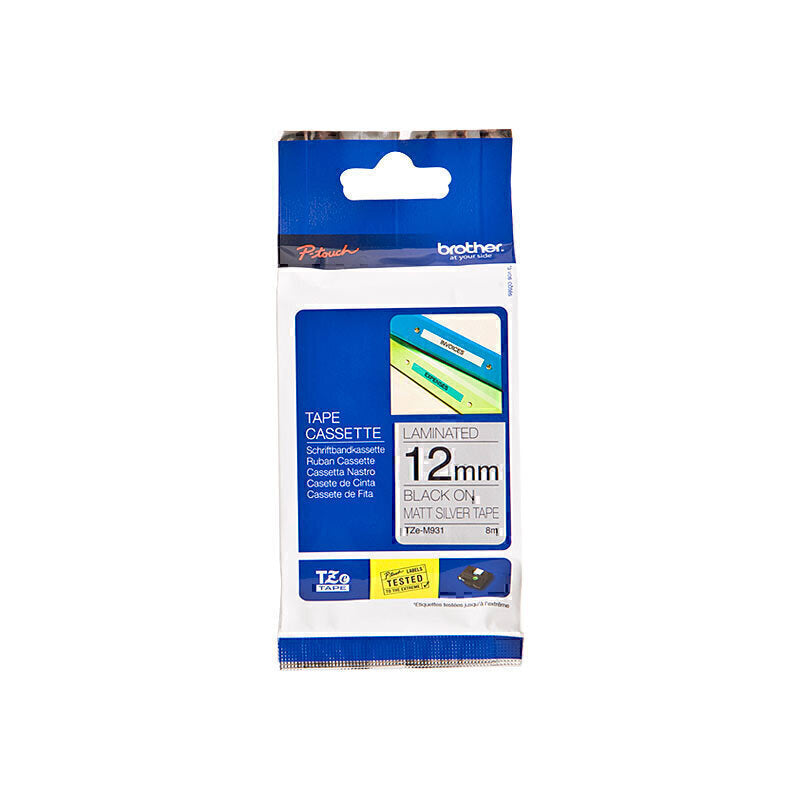 Brother TZeM931 Labelling Tape 12mm x 8m - TZE-M931