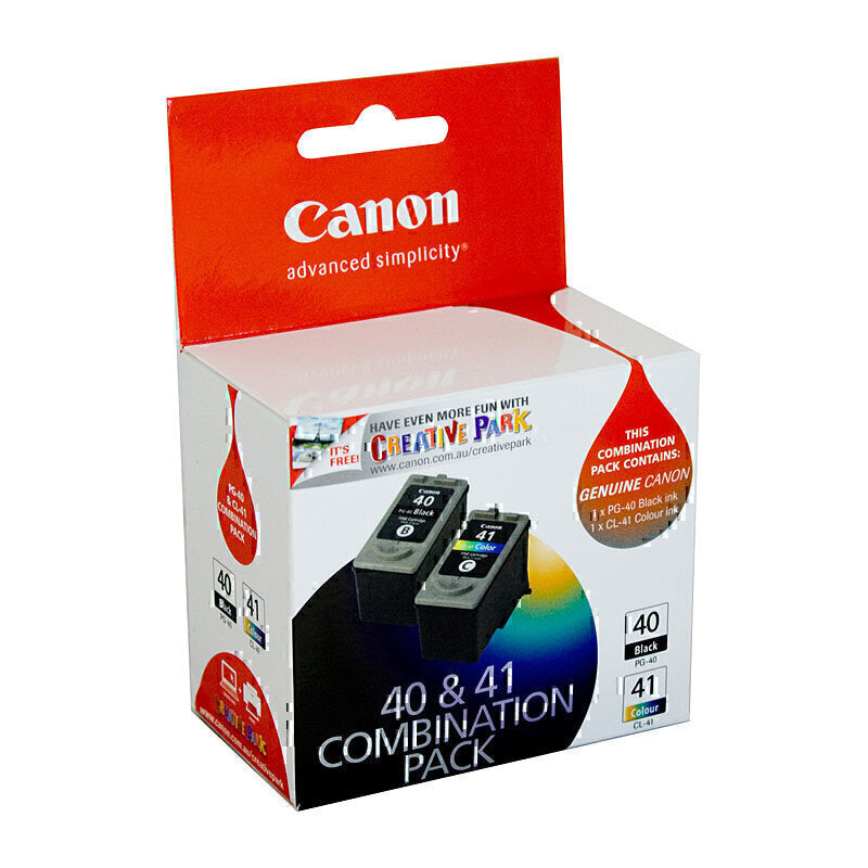 Canon PG40 + CL41 Ink Cartridge bk 329 pages cl 312 pages - PG40CL41CP