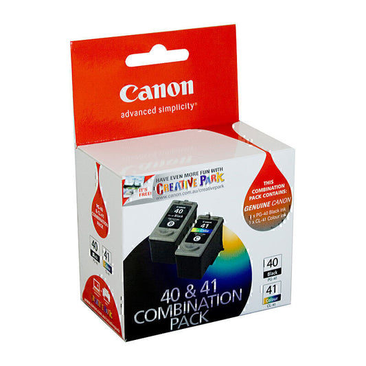 Canon PG40 + CL41 Ink Cartridge bk 329 pages cl 312 pages - PG40CL41CP