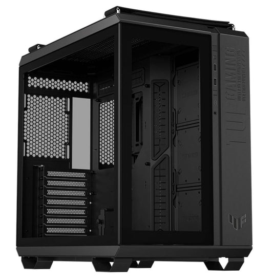 ASUS GT502 TUF Gaming Case Black ATX Mid Tower Case, Tool-Free Side Panels, Tempered Glass, 8 Expansion Slots, 4 x 2.5'/3.5' Combo Bay GT502 TUF GAMING CASE BLK TG