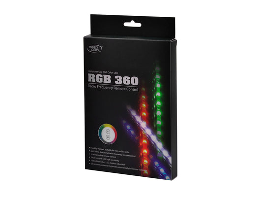 Deepcool RGB Colour LED 360 Strip Lighting Kit (Magnetic), 16.8 Million Colours, Omni Radio(EOL) RGB 360