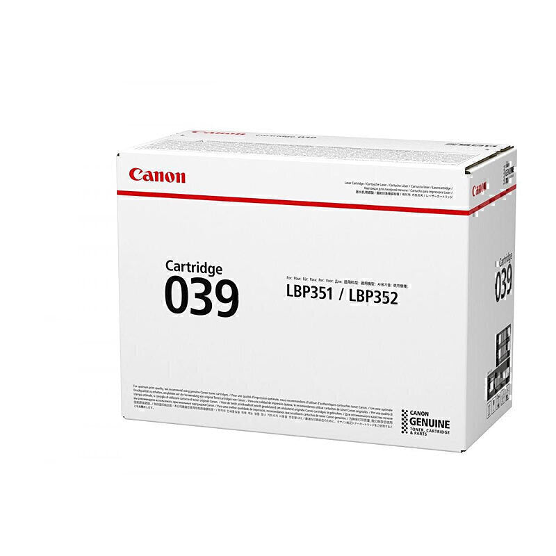 Canon CART039 Black Toner 11,000 pages - CART039