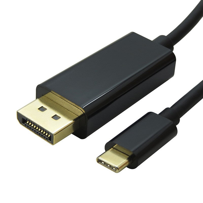 8ware 2m USB-C to DP DisplayPort Cable Adapter Male to Male iPad Pro Macbook Air Samsung Galaxy S10 MS Surface RC-3USBDP-2