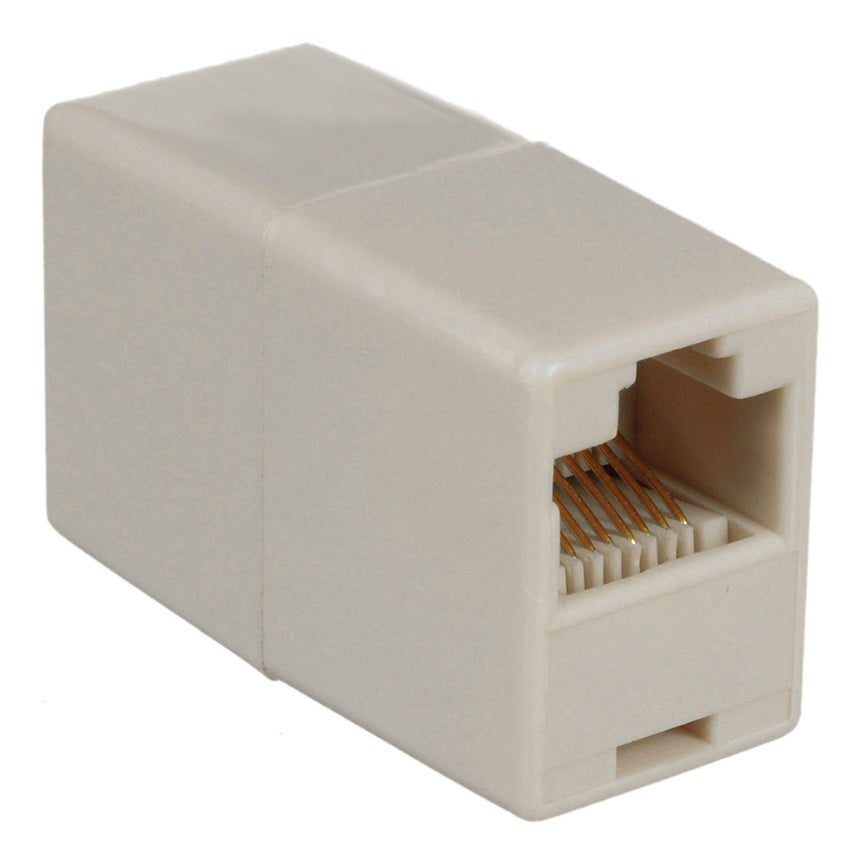 8Ware RJ45 Inline Coupler - Network Keystone Jack Socket suitable for CAT5e and CAT6 Ethernet cables RJC-02