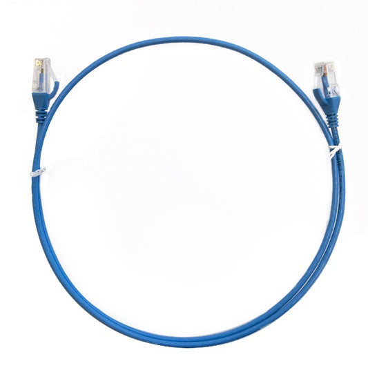 8ware CAT6 Ultra Thin Slim Cable 3m / 300cm - Blue Color Premium RJ45 Ethernet Network LAN UTP Patch Cord 26AWG for Data ~CBAT-CAT6THINBL-2M CAT6THINBL-3M