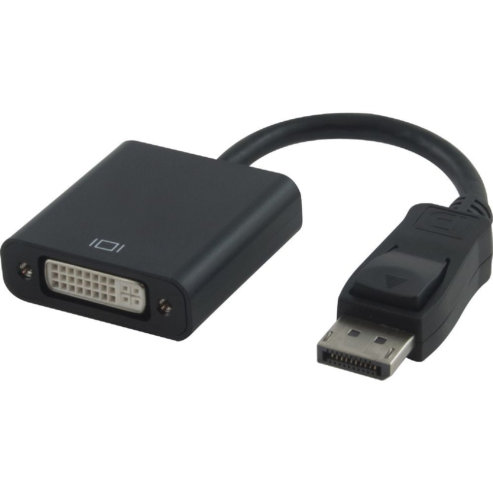 Astrotek DisplayPort DP to DVI Adapter Converter Cable 15cm - Male to Female 20 pins to DVI 24+5 pins Compatible for Lenovo Dell HP Monitor Projector  AT-DPDVI-MF-ATI