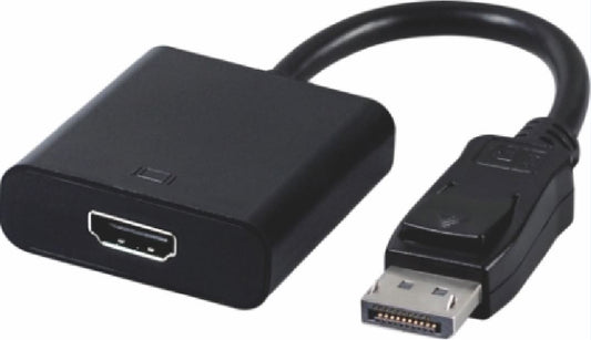 Astrotek DisplayPort DP to HDMI Adapter Converter Cable 20cm - 20 pins Male to Female Active 1080P AT-DPHDMI-MF-ACTIVE
