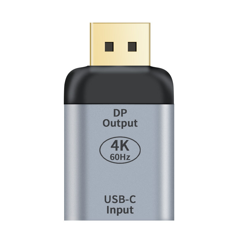 Astrotek USB-C to DP DisplayPort Female to Male Adapter support 4K@60Hz Aluminum shell Gold plating for Windows Android Mac OS AT-DPUSBC-MF