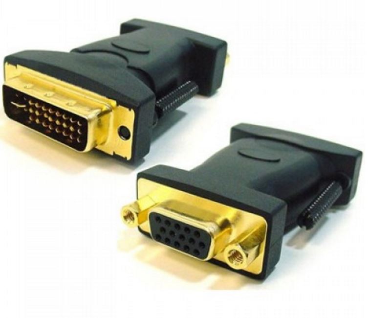 Astrotek DVI to VGA Adapter Converter 24+5 pins Male to 15 pins Female Gold Plated AT-DVIVGA-MF