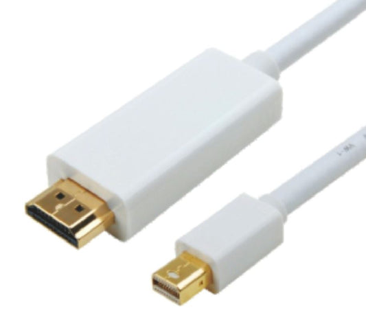 Astrotek Mini DisplayPort DP to HDMI Cable 5m - 20 pins Male to 19 pins Male 32AWG Gold Plated AT-MINIDPHDMI-5