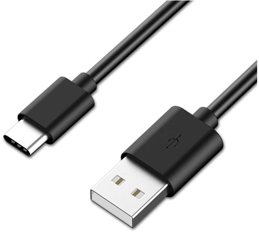 Astrotek 1m USB-C Type-C Data Sync Charger Cable Black Strong Braided Heavy Duty Charging for Samsung Galaxy Note 8 S8 Plus LG Google Macbook AT-USBTYPEC-B1