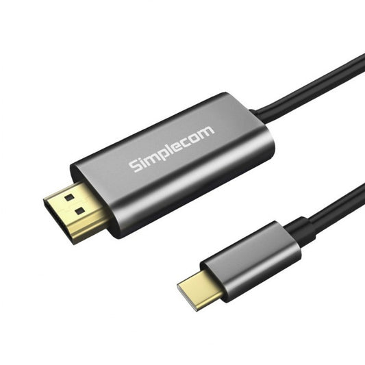 Simplecom DA321 USB-C Type C to HDMI Cable 1.8M (6ft) 4K@30Hz DA321