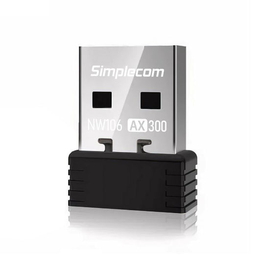 Simplecom NW106 AX300 2.4GHz Wi-Fi 6 USB Wireless Nano Adapter NW106