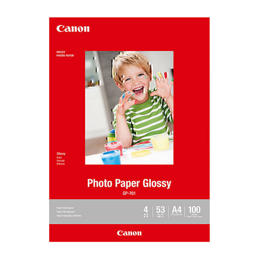 Canon A4 Glossy Photo Paper 100 sheets - GP701A4-100