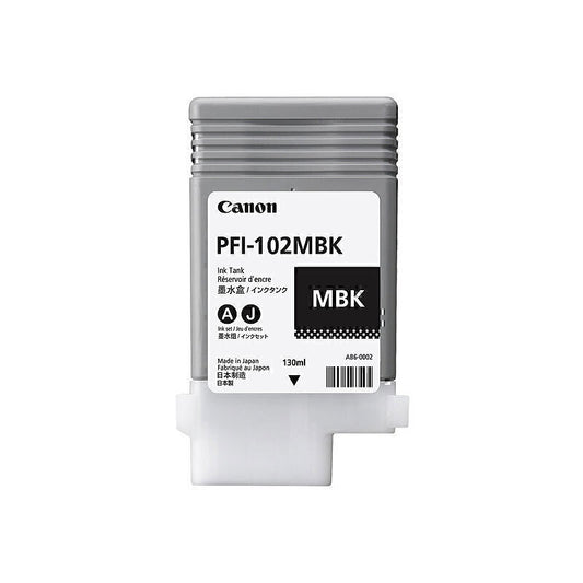 Canon PFI102 Matte Black Ink  - PFI-102MBK