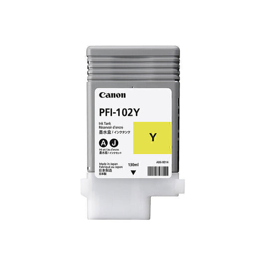 Canon PFI102 Yellow Ink  - PFI-102Y