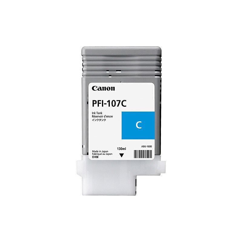 Canon PFI107 Cyan Ink  - PFI-107C