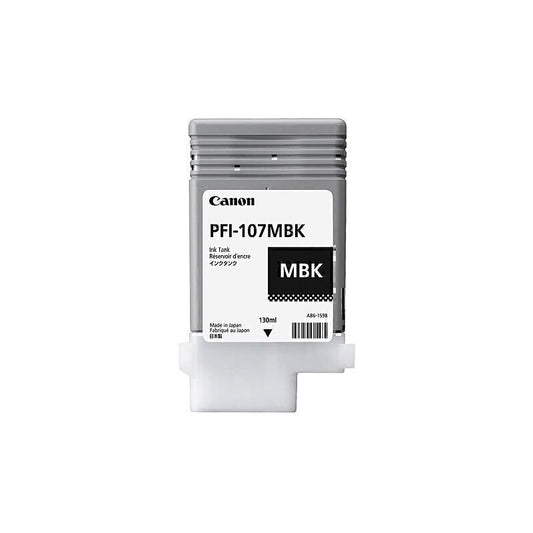 Canon PFI107 Matte Black Ink  - PFI-107MBK