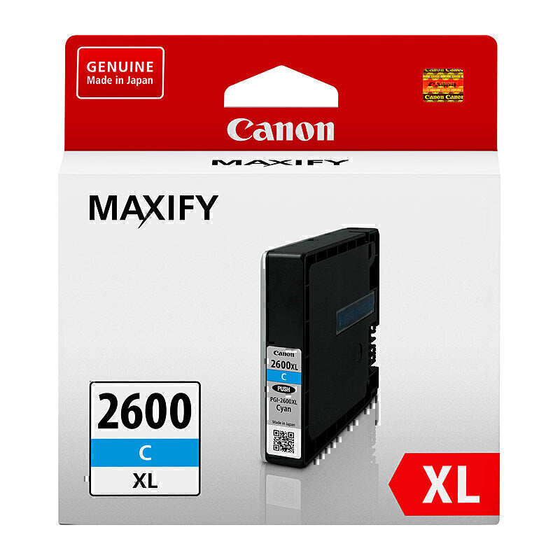 Canon PGI2600XL Cyan Ink Tank 1500 pages - PGI2600XLC