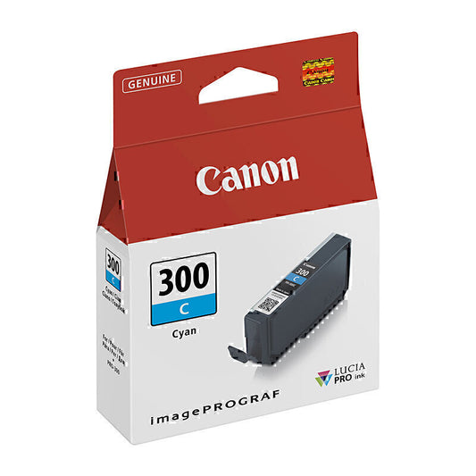 Canon PFI300 Cyan Ink Tank  - PFI300C