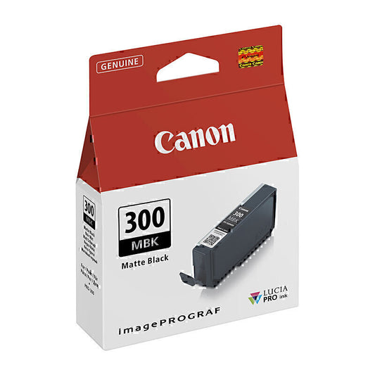 Canon PFI300 Mte Black Ink Tank  - PFI300MBK